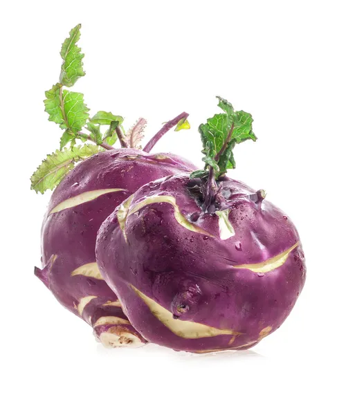 Two Cabbage kohlrabi — Stock Photo, Image