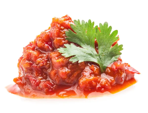 Rode saus — Stockfoto