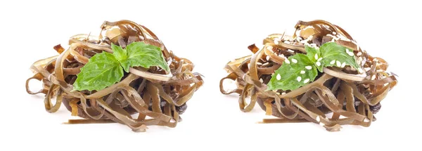 Seaweed Salad Isolated White Background — Stock Photo, Image