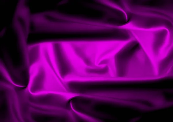 Violette Seide Stoff Hintergrund Nahaufnahme — Stockfoto
