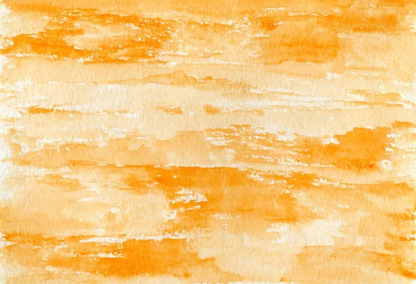 Acquerello Arancione Astratto Carta Bianca — Foto Stock
