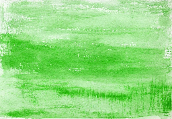 Abstract Green Watercolor White Paper — Stock Photo, Image