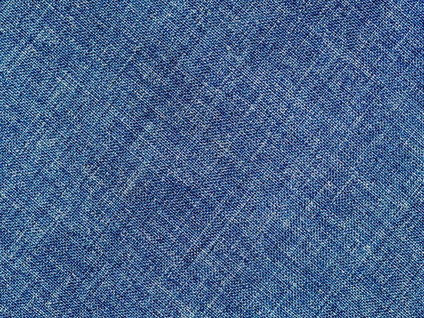 Blauwe Jeans Gebreid Textielproduct Macro Gedetailleerde Fotografie — Stockfoto