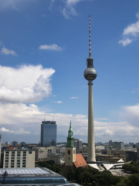 Berlin TV Tower from distance