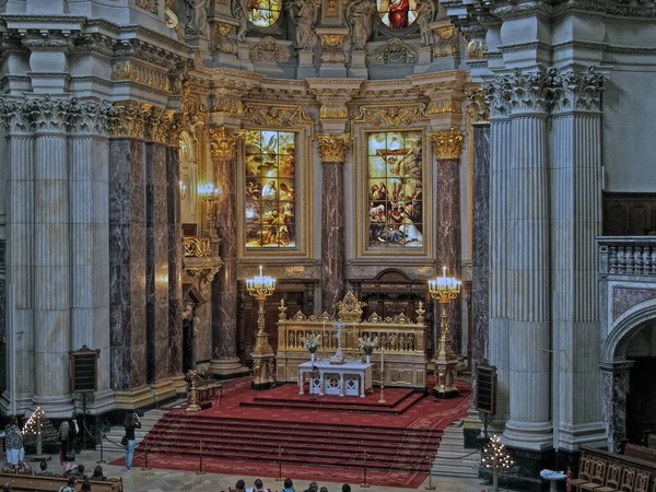 Berliner Dom Different Interior View — Stock Photo, Image