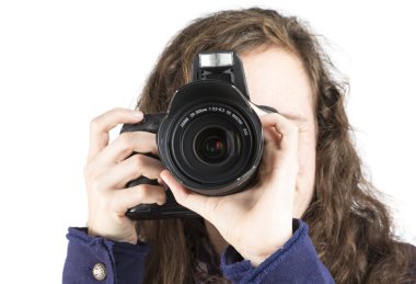 teen fotoğraf çekme