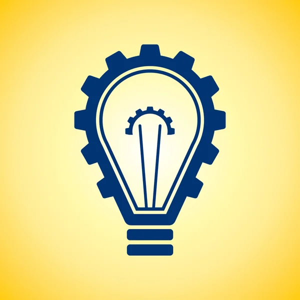 Idée d'ampoule d'ingénierie — Image vectorielle