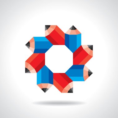 Octagon kalemler ile yapılan