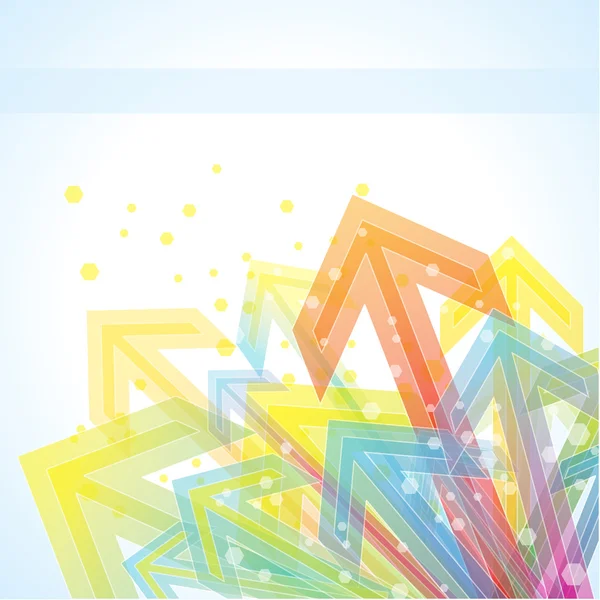 Kleurrijke pijlen — Stockvector