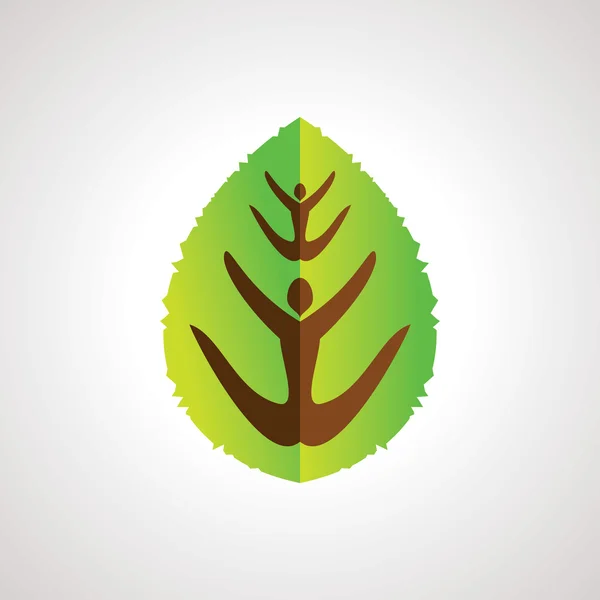 Świeże zielone liście — Wektor stockowy