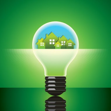 yeşil çevre dostu konsepti