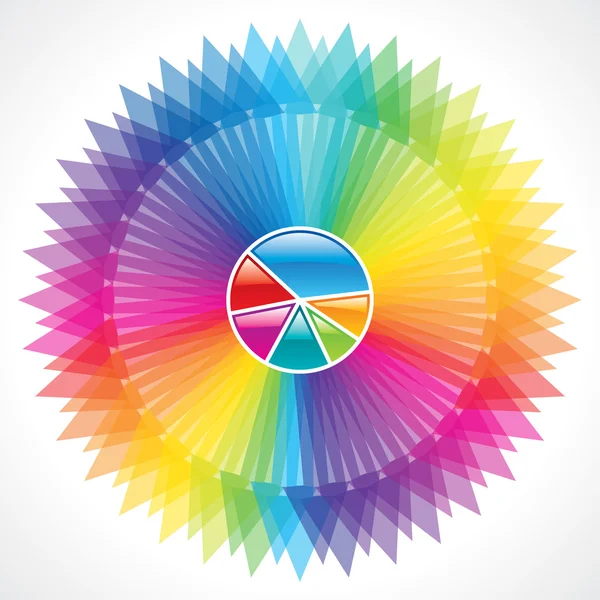 Поворачивая разноцветные стрелки — стоковый вектор