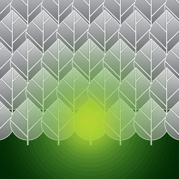 Green leaves texture — Stock Vector