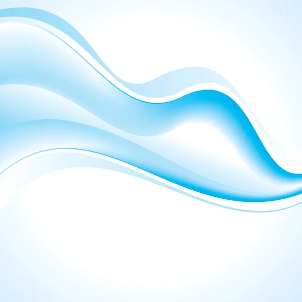 Abstract blue wave background — Stock Vector