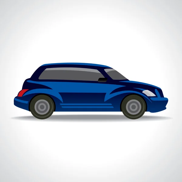 Modré auto — Stockový vektor