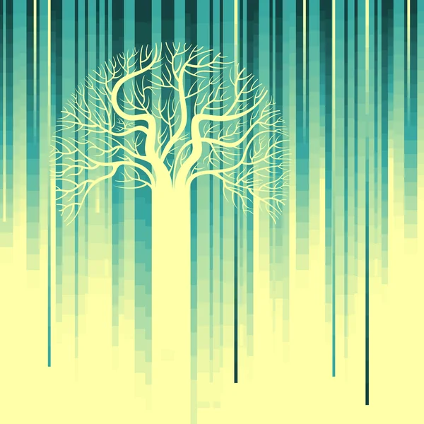 Árbol abstracto — Archivo Imágenes Vectoriales