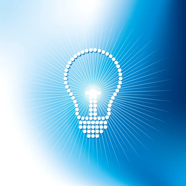 Idea of new light — Stock Vector