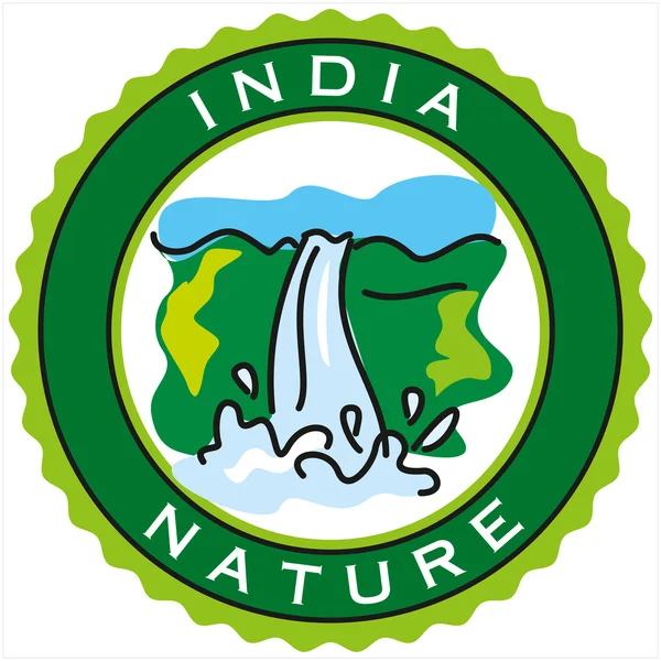 India natuur — Stockvector