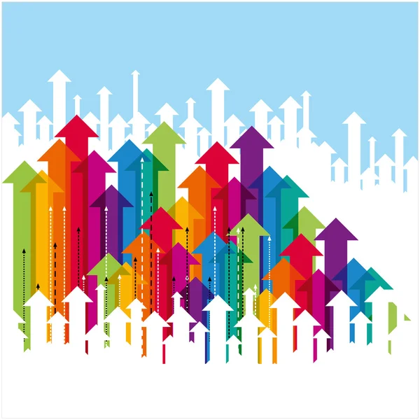 Concepto de flecha — Archivo Imágenes Vectoriales