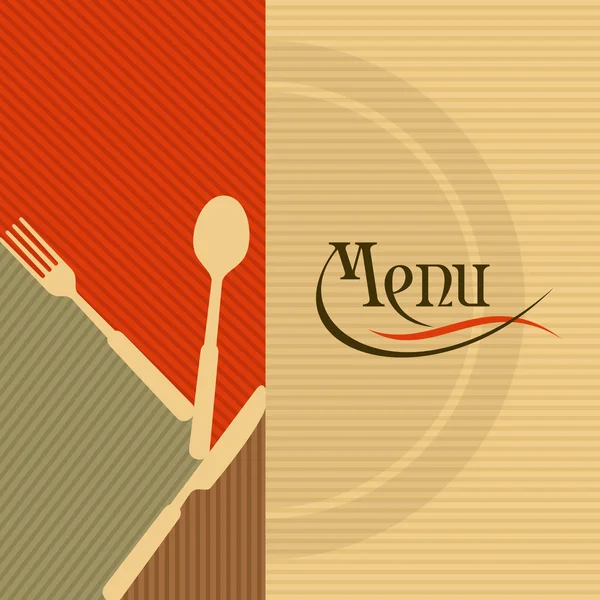 Menú restaurante — Archivo Imágenes Vectoriales