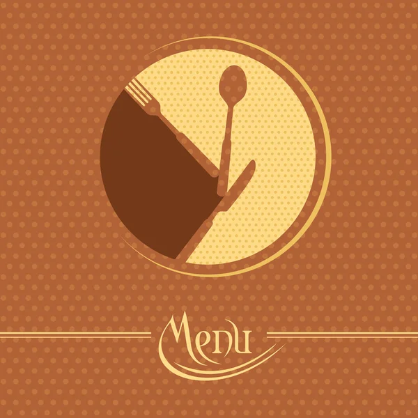 Menú restaurante — Vector de stock