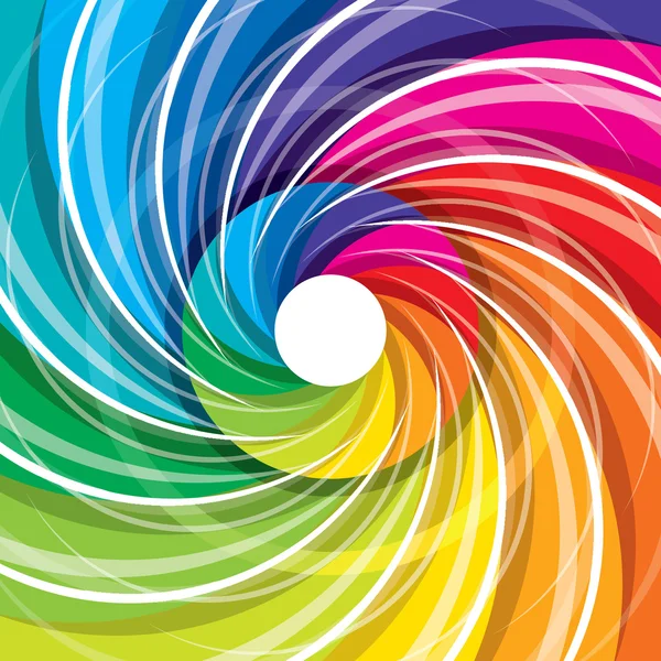 Rainbow swirl background — Stock Vector