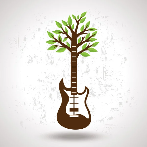 Musical tree — Stock Vector