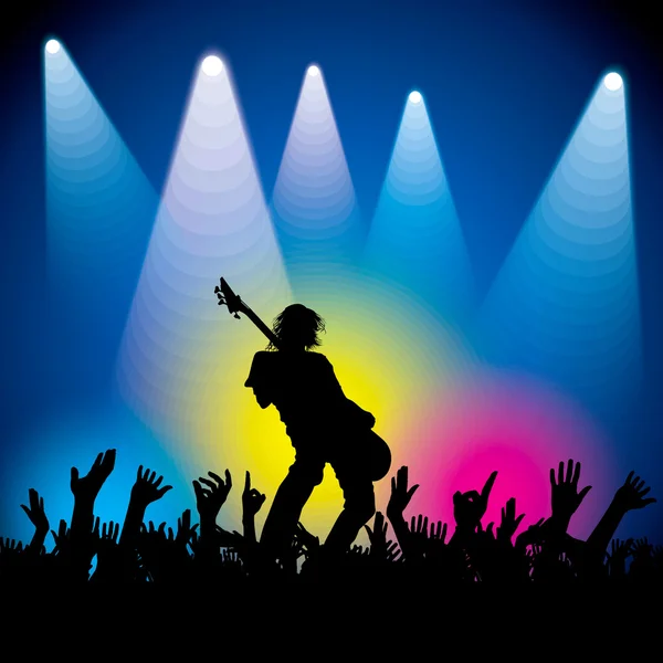 Muss concert — Stock Vector