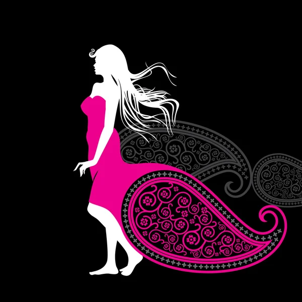 Moda mujeres hermosas — Vector de stock