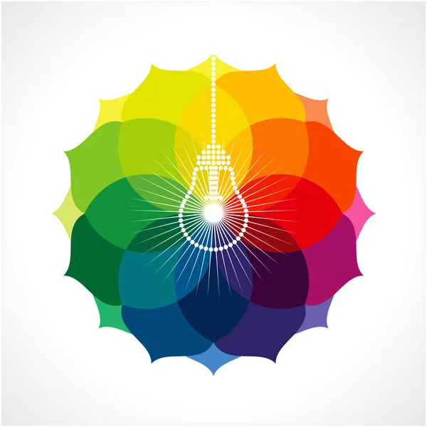 Idea de negocio multicolor — Vector de stock