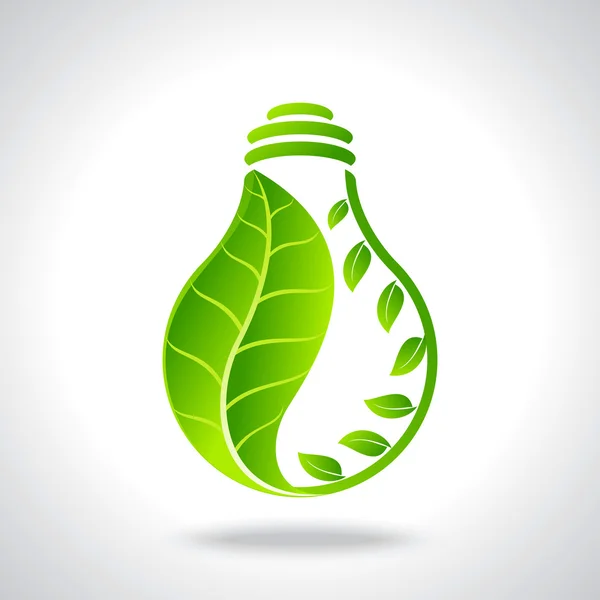 Πράσινο οικολογικό ενέργειας — Διανυσματικό Αρχείο