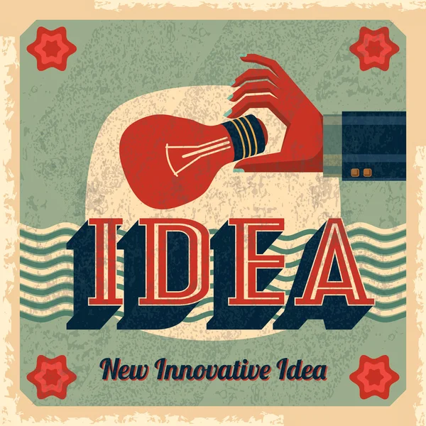 Innovative idea — Stock Vector