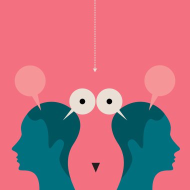 iki adam kadınlar hakkında düşünme