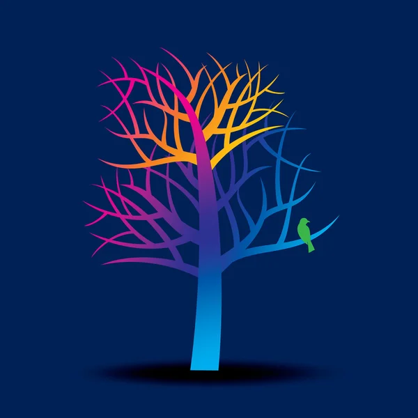 Vecteur d'arbre abstrait — Image vectorielle