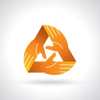 conception de symbole teamwork