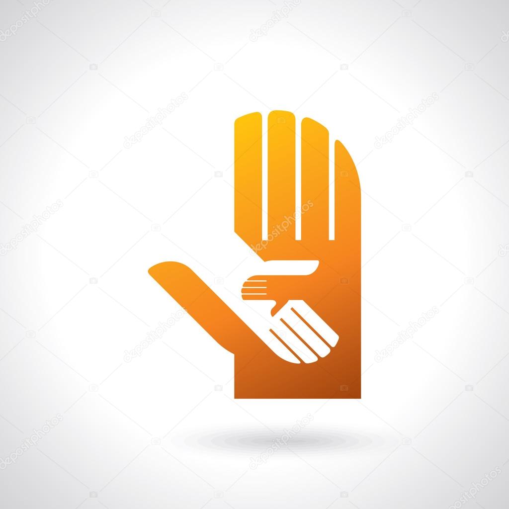 Teamwork symbol design