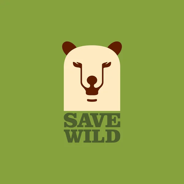Rädda vilda creative — Stock vektor