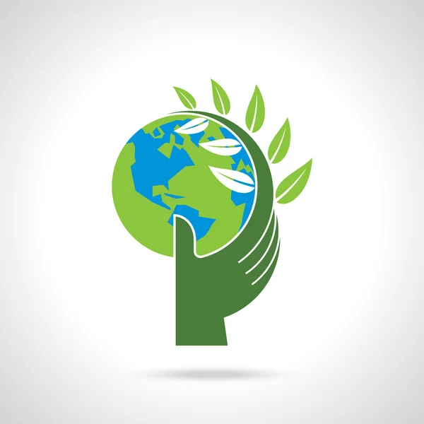 Salvare il pianeta — Vettoriale Stock