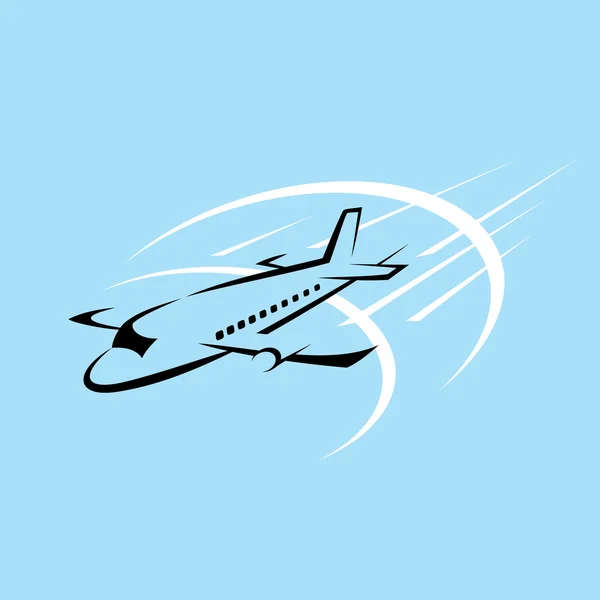 Airplane — Stock Vector