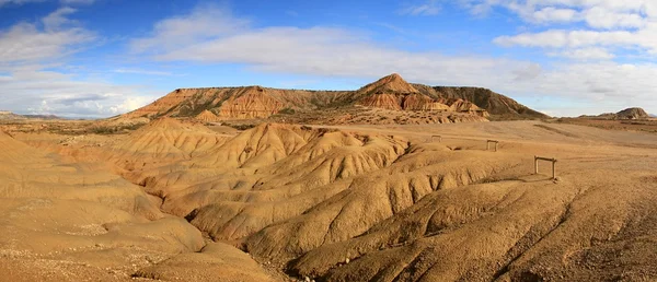 Hiszpania - "bardenas reales" — Zdjęcie stockowe