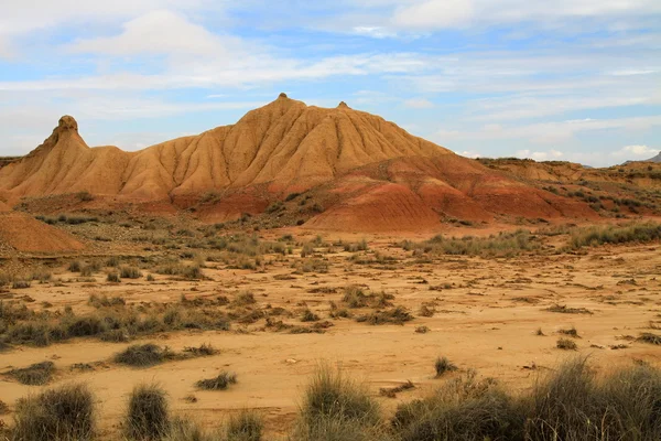 Hiszpania - "bardenas reales" — Zdjęcie stockowe