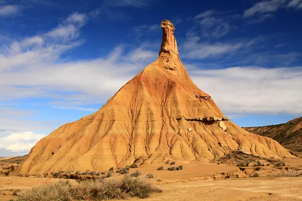 Hiszpania - "bardenas reales" — Zdjęcie stockowe