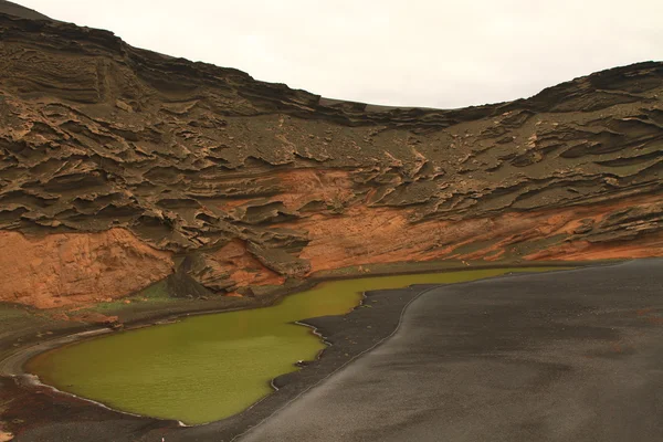 Lanzarote - El Golfo — Zdjęcie stockowe