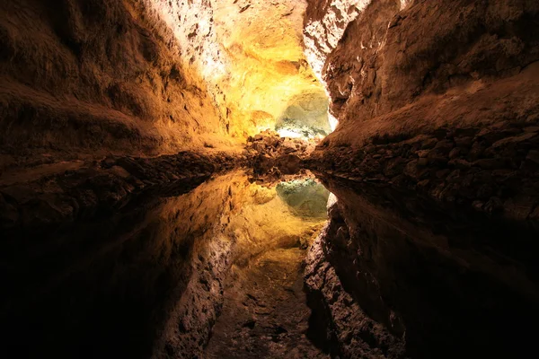 Lanzarote - Cueva de los Verdes — Zdjęcie stockowe