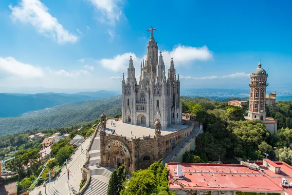 Birdview sulla chiesa — Foto Stock