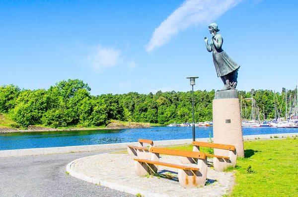 Staty av kvinna — Stockfoto