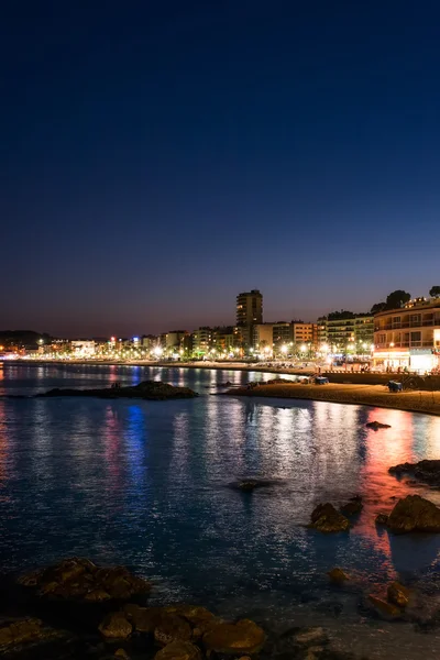 Lloret de Mar di notte — Foto Stock