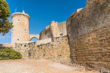 Bellver castle castillo kuleye Mayorka, palma de mallorca ba
