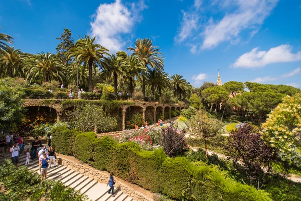 Den berömda park guell — Stockfoto