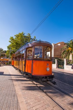 Tramway at Port de Soller clipart